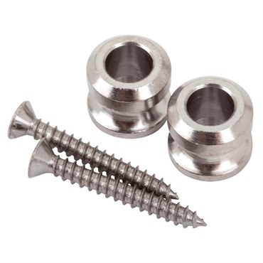 Fender USA SECURITY LOCKING STRAP BUTTONS NICKEL (2) (#0994914000)