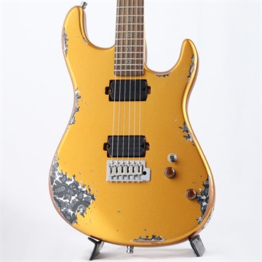 unknown USED 中古 Dhatarattha CUSTOM GUITAR Performance S Relic (Gold over Black Paisley)