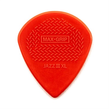 Dunlop (Jim Dunlop) 581RXLN　MAX-GRIP JAZZ III XL PICK（ナイロン・レッド）