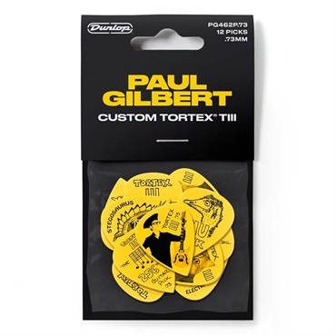 Dunlop (Jim Dunlop) PG462P PAUL GILBERT CUSTOM TORTEX TIII PICK PLAYER'S PACK（プレイヤーズパック／12枚入り）