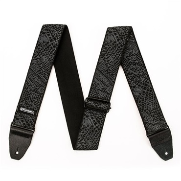 Dunlop (Jim Dunlop) JACQUARD BLACK SERPENTINE STRAP D67-32