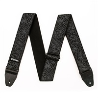 JACQUARD BLACK SERPENTINE STRAP D67-32