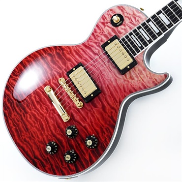 Gibson IKEBE 50th Anniversary 1968 Les Paul Custom 7A Quilt Maple Top Gloss Trans Red SN.511038