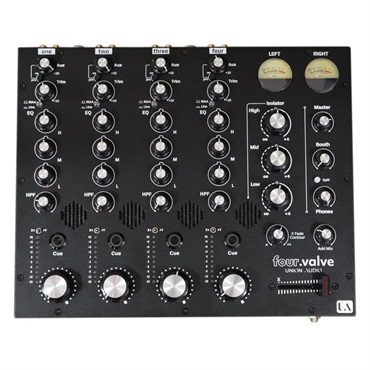 Union Audio four.valve rotary Mixer  【受注商品 / 納期3ヶ月から6ヶ月】【真空管搭載プロフェッショナル・4chアナログDJミキサー）（ユニオンオーディオ)