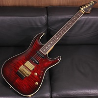Standard Carve Top Flame Maple Top Chili Pepper Red Burst w/Ivoroid Binding SN. 82872