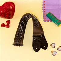 プレミアムスタッズギターストラップS　ショコラ｜Premium Studs Guitar Strap S ? Chocolat