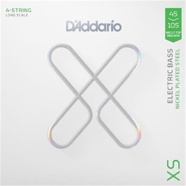 D’Addario XS Nickel Light Top/Medium Bottom.045-.105   [XSB45105]