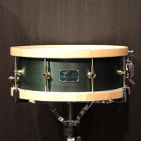 MO-1455WH [MO Snare Drum 14''×5.5'' w/Wood Hoop - Black Olive Oil]