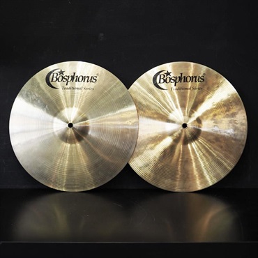 Bosphorus USED 中古 Traditional Series HiHat Dark 14 Pair [Top:956g/Bottom:1167g]