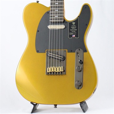 Fender USA 75th Anniversary American Ultra II Telecaster (Liquid Gold/Ebony)
