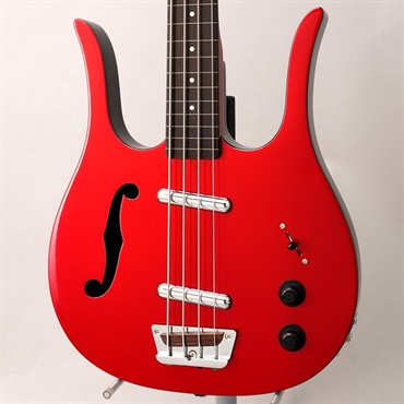 Danelectro LONGHORN BASS FL (Dark Red Metallic) [Ikebe Original Model] [フレットレス]