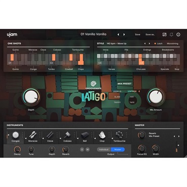 Groovemate LATIGO (ラテンパーカッション)(リズム音源)(ユージャム)(オンライン納品)(2時間以内に納品)