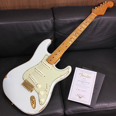 Fender Custom Shop MBS 1962 Poblano Stratocaster Relic Aged Sonic Blue Master Built by David Brown SN. DB0172