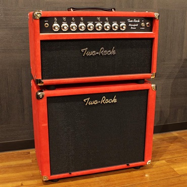 Two-Rock USED 中古 Bloomfield Drive 40Watt Head + 1x12 Port Cabinet Set Red Suede