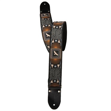 P.R.S. 2 PRS Deluxe Retro Strap， Custom Jacquard (Beige Birds)