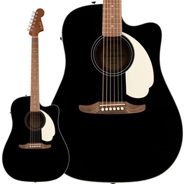 Fender Acoustics 【期間限定！アクセ11点セット付き！】California Standard Redondo CE Spruce Top Ivory Pickguard Black フェンダー