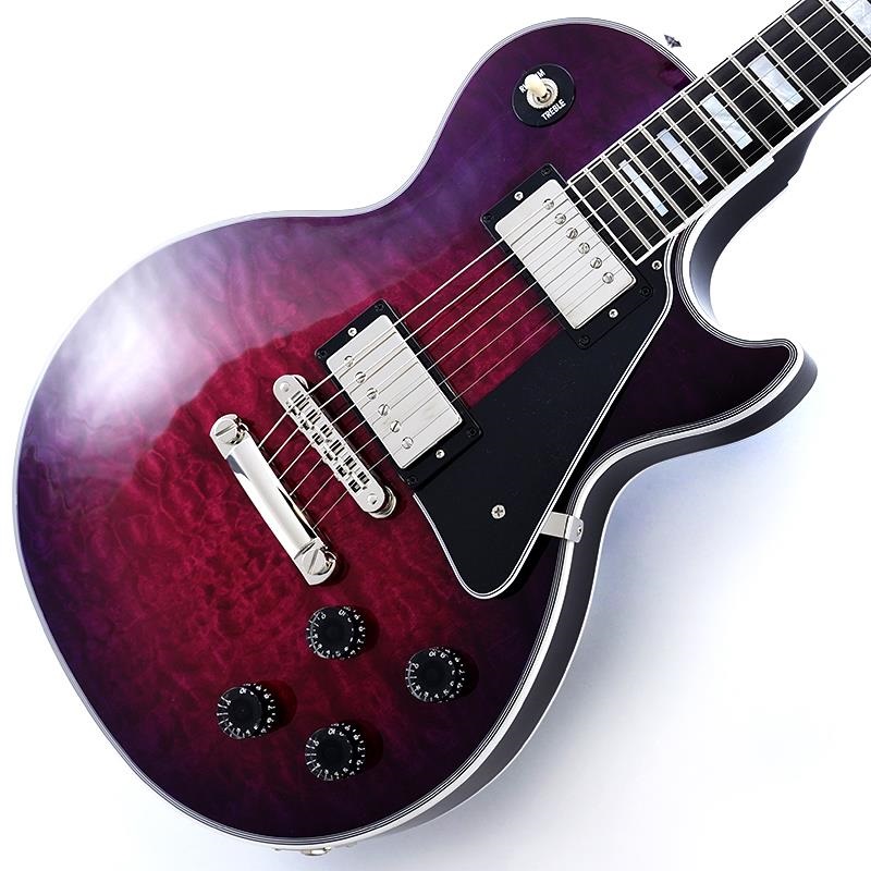ギター Gibson Les Paul Custum 3A Gibson Les Paul Custom 3A Quilt Maple Top Gloss (Purple Void) SN