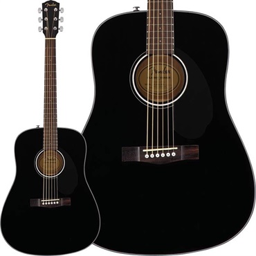 Fender Acoustics 【期間限定！アクセ11点セット付き！】【数量限定特価】 Fender CD-60S DREADNOUGHT（BLACK） フェンダー