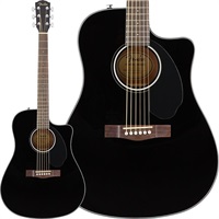 【期間限定！アクセ11点セット付き！】Fender CD-60SCE Dreadnought (Black) フェンダー
