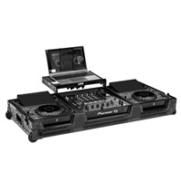 U91111BL Ultimate フライトケースセット CDJ-3000X/A9 (ラップトップシェルフ&ホイール付)(ユーディージー)
