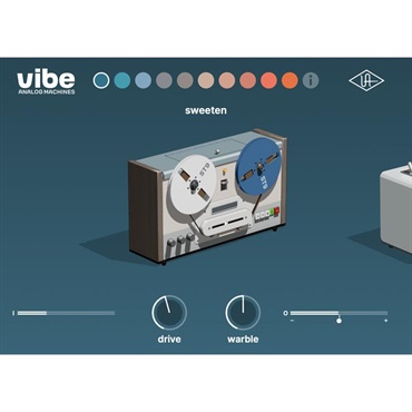 Universal Audio Vibe Analog Machines (アナログ質感)(テープ)(テープテクスチャー)(オンライン納品)(2時間以内に納品)