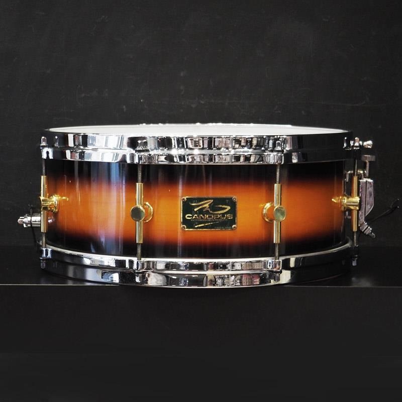 CANOPUS USED 中古 M-1455 [The Maple Snare Drum 14×5.5 - Tabacco