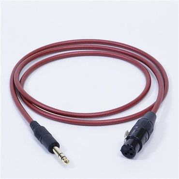 Noah’sark PASSGO RED XFT Cable (1.5m)(パスゴーレッド)(ラインケーブル)(XLRメス-TRS)(XLR(F)-6.3(3極))(日本製)