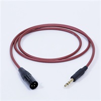 PASSGO RED TXM Cable (3.0m)(パスゴーレッド)(ラインケーブル/モニタースピーカーケーブル)(TRS-XLRオス)(6.3(3極)-XLR(M))(日本製)