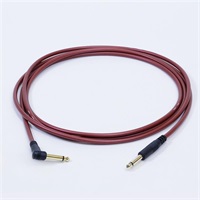 PASSGO RED TS PHONE Cable (L型)(5.0m)(パスゴーレッド)(ラインケーブル/ギターケーブル/楽器用ケーブル)(L型 Phone-Phone)(6.3(2極)-6.3(2極)， L字-ｽﾄﾚｰﾄ)(日本製)