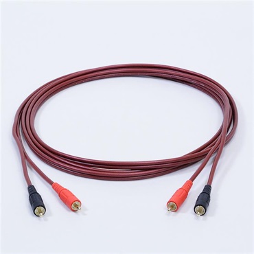 Noah’sark PASSGO RED RCA Cable (ステレオ)(3.0ｍ)(パスゴーレッド)(ラインケーブル/スレテオケーブル)(Stereo RCA-RCA)(RCA(L/R)-RCA(L/R))(日本製)