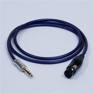 Noah’sark PASSGO BLUE XFT Cable (1.5m)(パスゴーブルー)(ラインケーブル)(XLRメス-TRS)(XLR(F)-6.3(3極))(日本製)