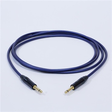 PASSGO BLUE TS PHONE Cable (5.0m)(パスゴーブルー)(ラインケーブル/ギターケーブル/楽器用ケーブル)(Phone-Phone)(6.3(2極)-6.3(2極)， ｽﾄﾚｰﾄ-ｽﾄﾚｰﾄ)(日本製)