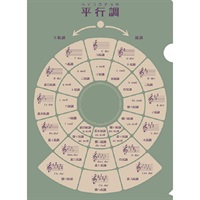 PRSP-50 大きなサイズの平行調ファイル80th クリアファイル (菊倍サイズ収納可)