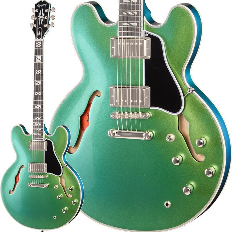 エピフォン エレキベース ENMBASSY StandardⅣ ストラトタイプ シースルー ダークグリーン系 苫小牧西店 Epiphone Les Paul Standard 60s Blueberry Burst エレキギター レス