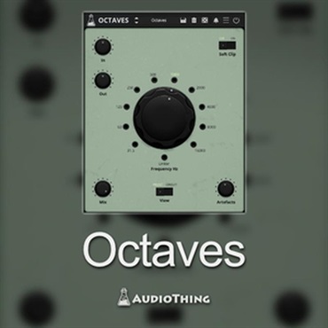 AUDIOTHING Octaves (フィルター)(バンドパス・フィルター)(1613)(プラグイン)(オンライン納品)(2時間以内に納品)