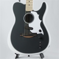 Jack White Triplesonic Acoustasonic Telecaster (Satin Arctic White with Black Top/Maple) 【特価】