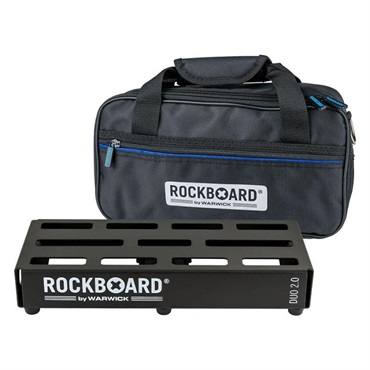 RockBoard RockBoard DUO 2.0， Pedalboard with Gig Bag