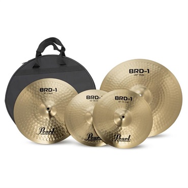 Pearl BRD-1[BRD Brass Cymbal Set / 20''Ride，16''Crash，14''Hats，ソフトケース付属]