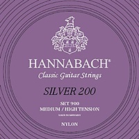 ［最終処分］クラシックギター弦 Silver 200 Medium/High Tension ハナバッハ