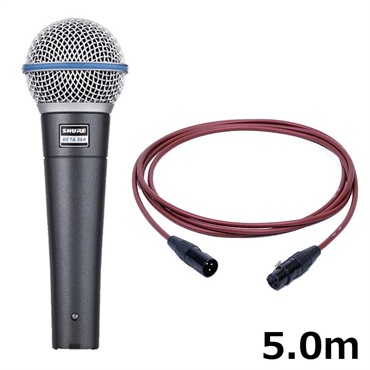 SHURE BETA 58A ダイナミックマイク 専用ケース付き Amazon | 【SHURE シュア BETA58A 配信/録音/ポッドキャスト セット