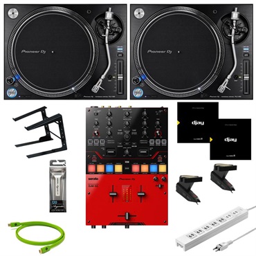 Pioneer DJ PLX-1000 + DJM-S5 djay Pro対応ヴァイナル付属 スクラッチ