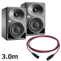 KH 80 DSP A G  (ペア)【PASSGO REDスピーカーケーブルセット(XLR-XLR)3.0ｍ】(ノイマン)(モニタースピーカー)(KH80)(アクティブモニタースピーカー)