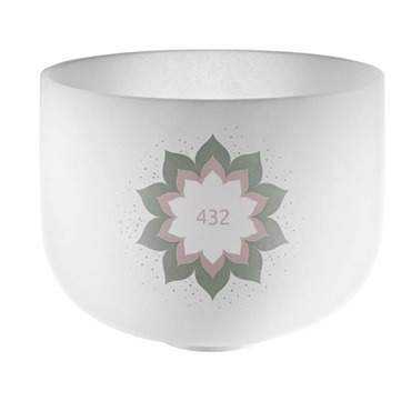 CSB432LF [Lotus Flower Crystal Singing Bowl 9'']