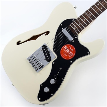 Squier by Fender Affinity Series Telecaster Thinline (Olympic White / Laurel Fingerboard) 【B級特価】