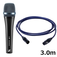 【旧価格在庫】e945 【PASSGO BLUEマイクケーブルセット(XLR-XLR)3.0ｍ】(ダイナミックマイク)(超単一指向性・スーパーカーディオイド)(国内正規品2年保証)(ゼンハイザー e 945)