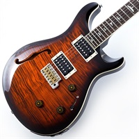 USED 中古 SE Custom 24 Semi-Hollow Piezo (Orange Tiger Smokeburst) SN.CTIH008911
