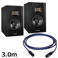 T5V (ペア)【PASSGO BLUEスピーカーケーブルセット(XLR-XLR)3.0ｍ】(アダム)(2ウェイモニタースピーカー)
