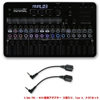 (予約商品・6月中旬以降順次発送予定)deconstruct MINIMAL (初回限定・特別価格) (電源アダプター無し) & 3.5mm TRS - MIDI変換アダプター (2個入り、Type A、メス) セット Hypnotic Groove Machine (ソニックウェア)