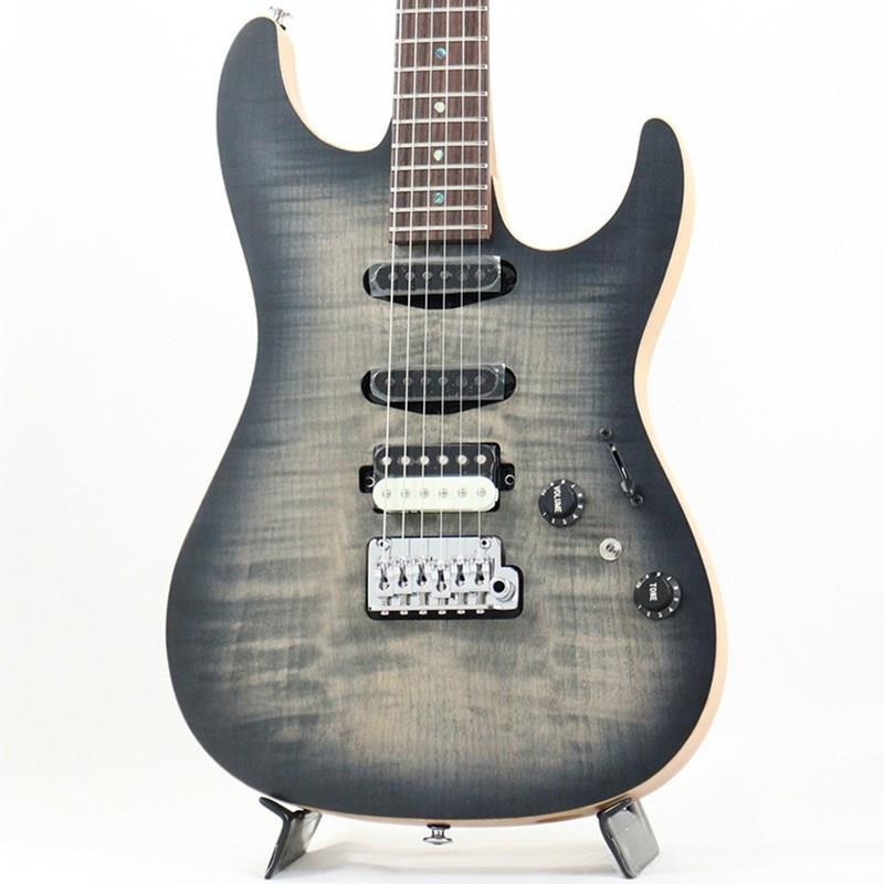 Ibanez Prestige TQM2-CUF (Charcoal Black Burst Flat) [Tom Quayle
