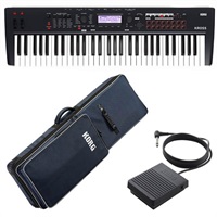 【激得GWセール】KROSS2 61-DB (Dark Blue) (台数限定特価！背負える専用ソフトケース＆純正フットスイッチ付き)コルグ ※配送事項要ご確認